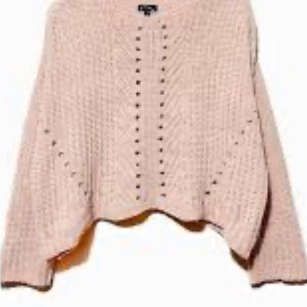 Art Class Blush Off-the-Shoulder Sweater